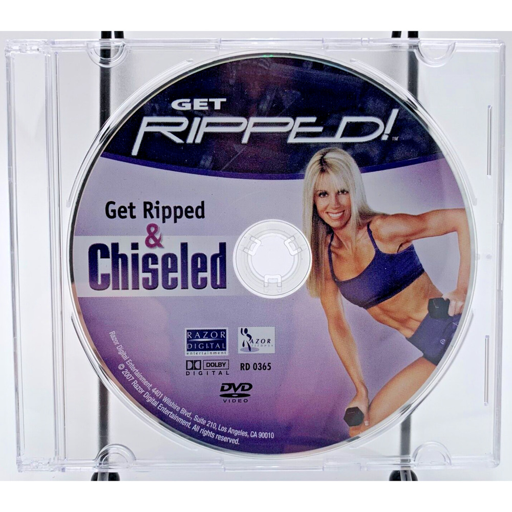 Get Ripped! with Jari Love: Get Ripped & Chiseled (DVD, 2007)‎ DVD Only